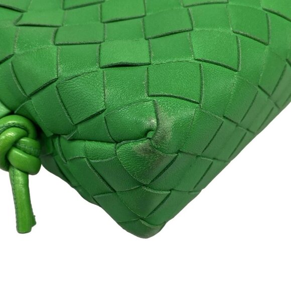 BOTTEGA VENETA Intrecciato - Green Leather P********* Shoulder Bag - Picture 6 of 15